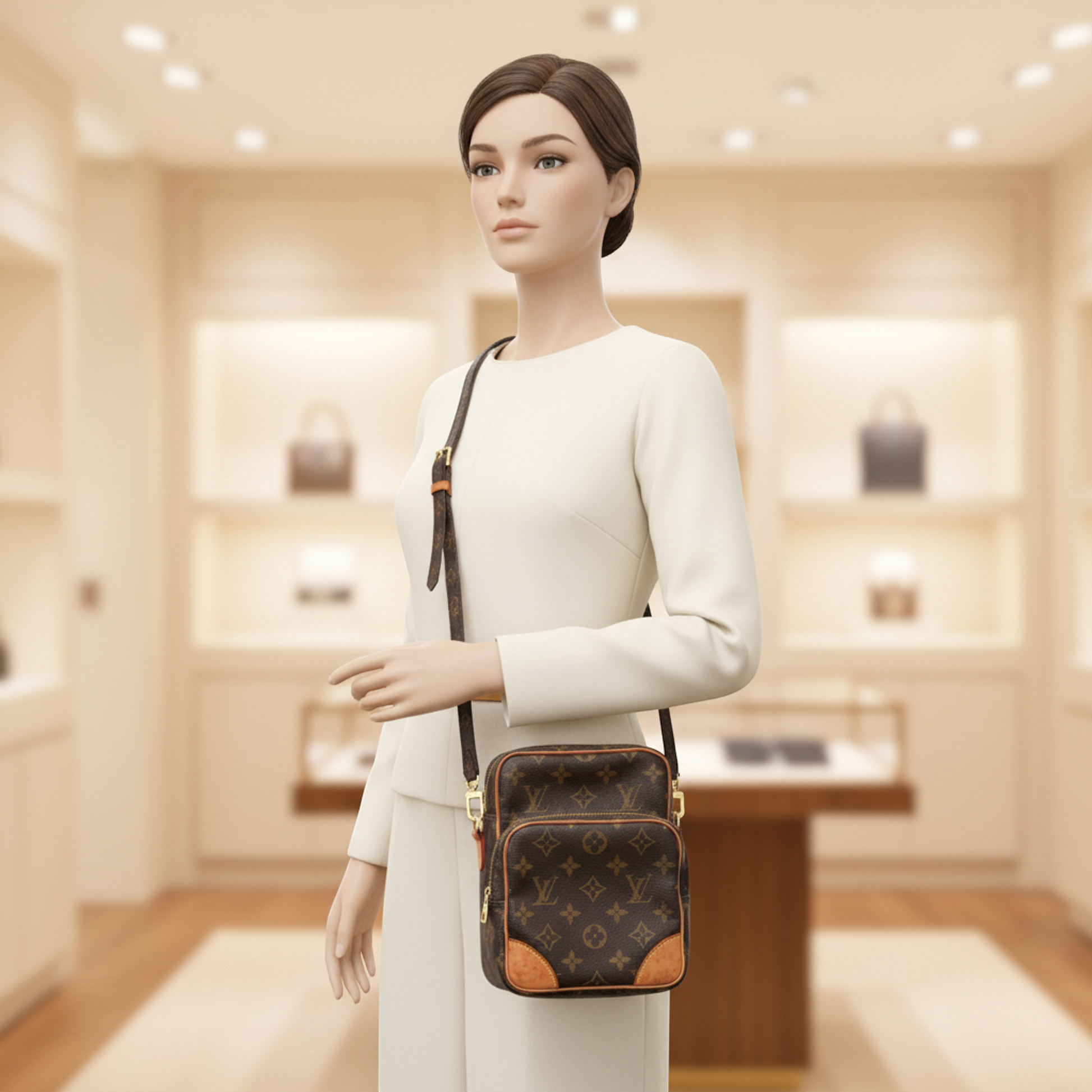 Louis Vuitton Monogram Amazone M45236 Women's Shoulder Bag Monogram