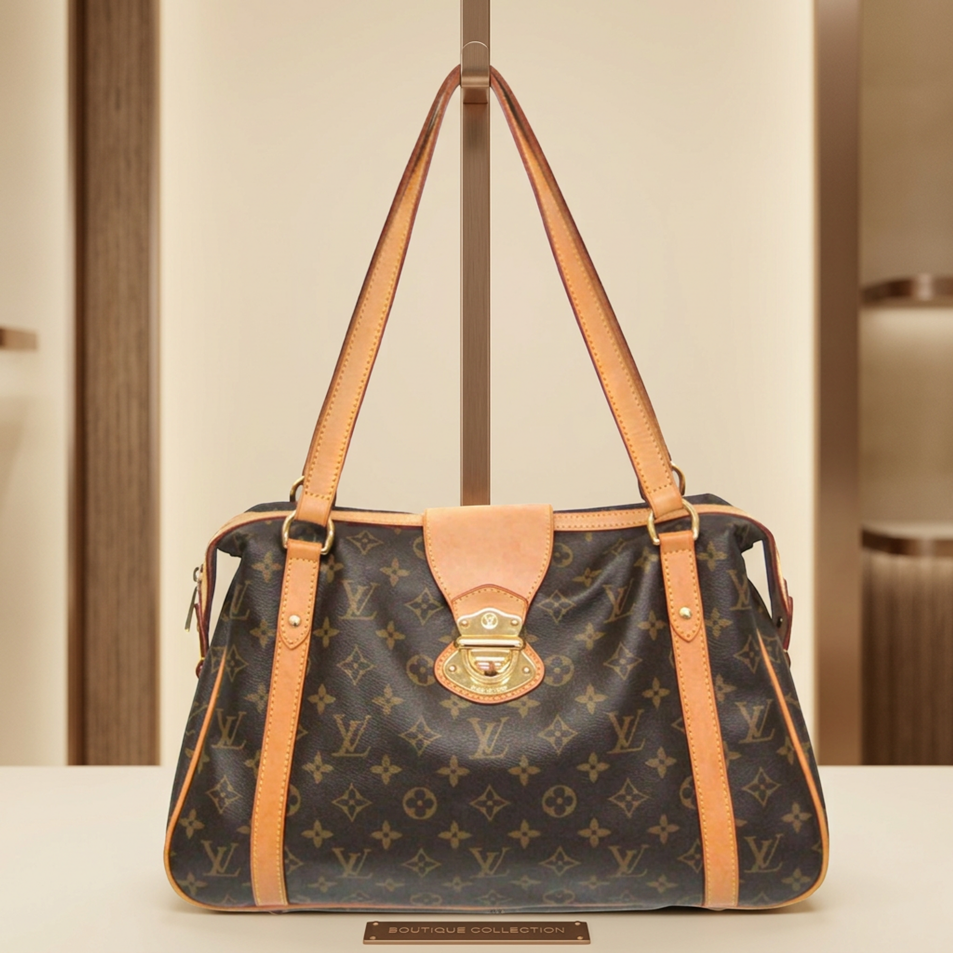 Louis Vuitton Monogram Streza PM M51186 Women's Shoulder Bag Monogram