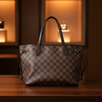 Louis Vuitton Damier Neverfull PM N51109 Women's Tote Bag Ebene