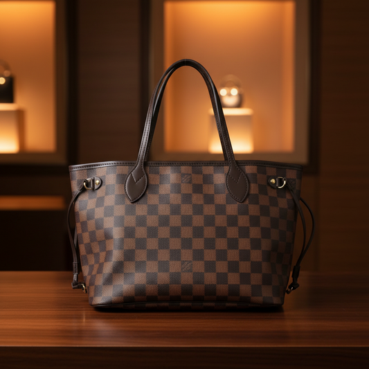 Louis Vuitton Damier Neverfull PM N51109 Women's Tote Bag Ebene