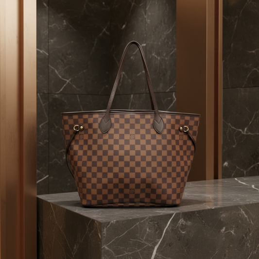 Louis Vuitton Damier Neverfull MM N51105 Women's Tote Bag Ebene