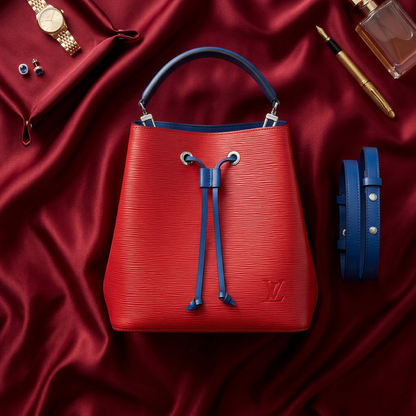 Louis Vuitton Epi Neonoe M54365 Women's Handbag,Shoulder Bag Coquelicots