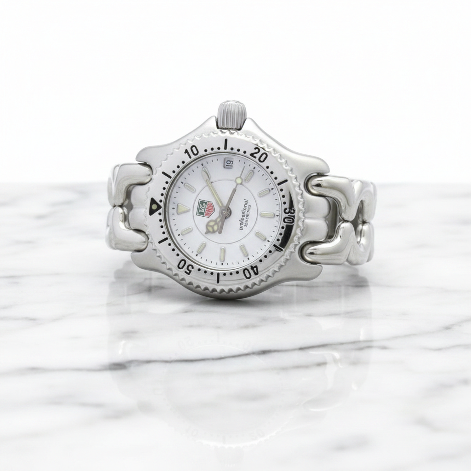TAG HEUER Sel Professional Steel Quartz Ladies Watch WG1412 Polished