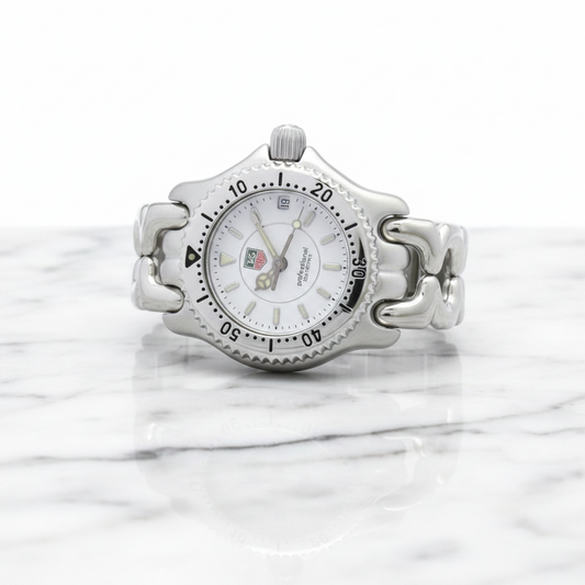 TAG HEUER Sel Professional Steel Quartz Ladies Watch WG1412 Polished