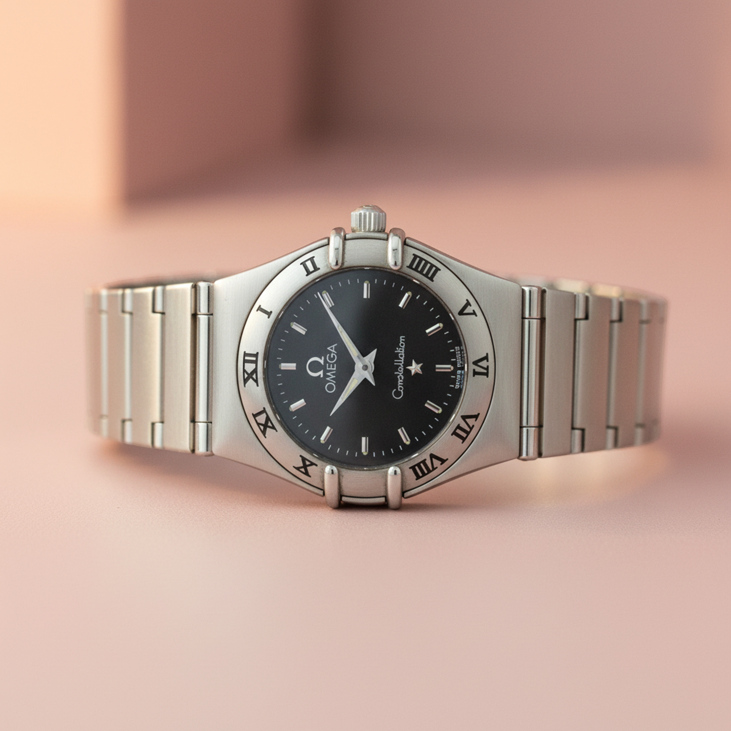 OMEGA Constellation Steel Quartz Ladies Watch 1562.40 Polished
