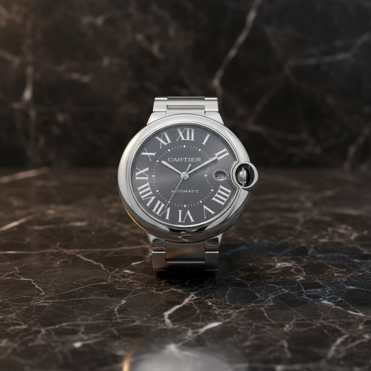 CARTIER Ballon Bleu Steel Automatic Mens Watch WSBB0060 Polished