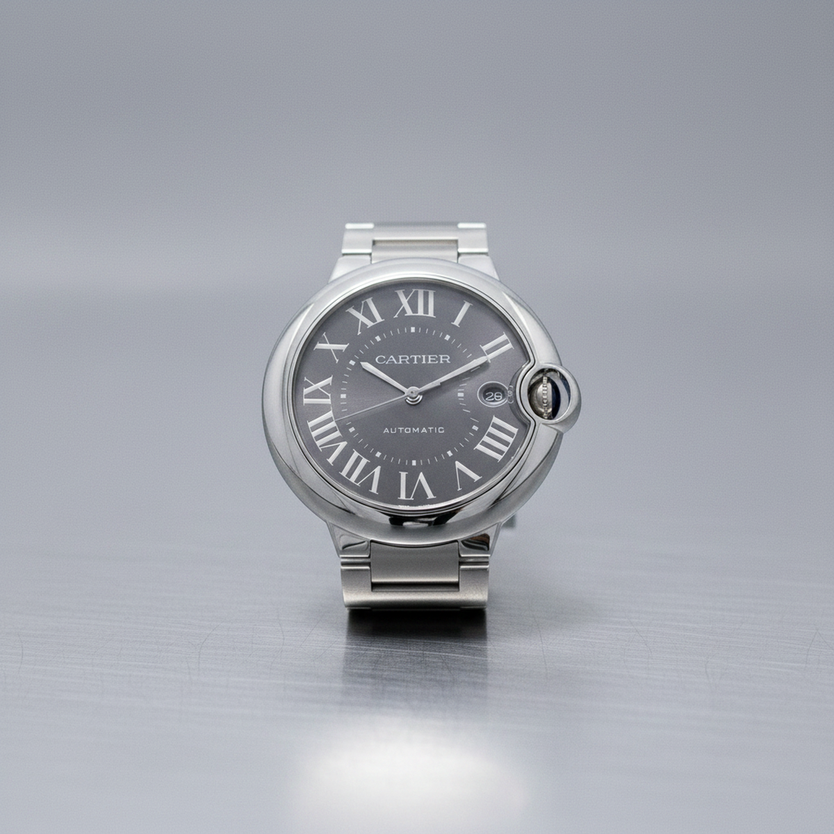 CARTIER Ballon Bleu Steel Automatic Mens Watch WSBB0060 Polished