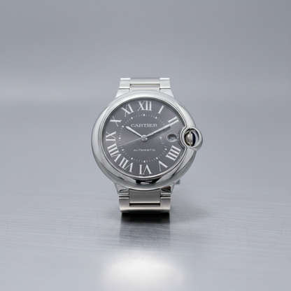 CARTIER Ballon Bleu Steel Automatic Mens Watch WSBB0060 Polished