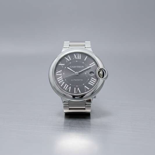CARTIER Ballon Bleu Steel Automatic Mens Watch WSBB0060 Polished