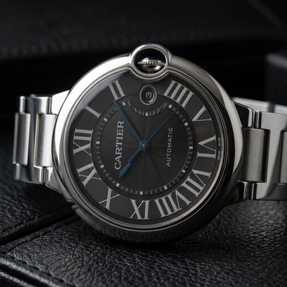 CARTIER Ballon Bleu Steel Automatic Mens Watch WSBB0060 Polished