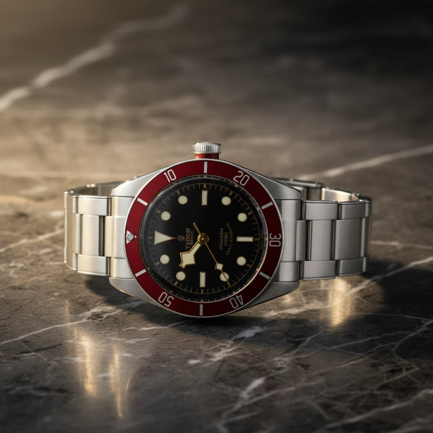 TUDOR Heritage Black Bay Steel Automatic Mens Watch 79220 Polished