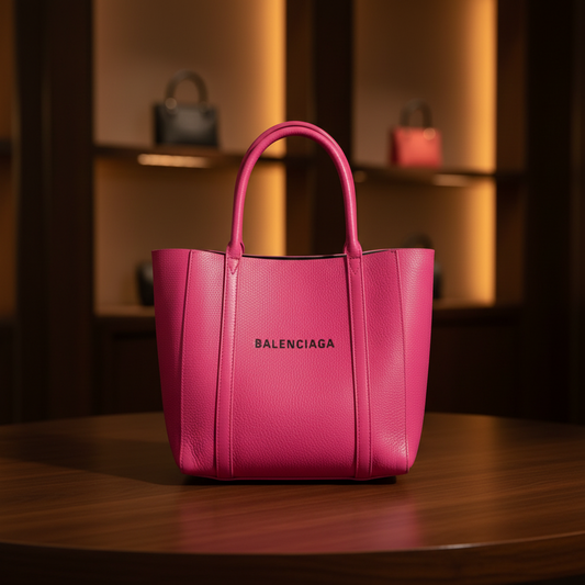 Balenciaga Everyday Tote XXS 551815 Women's Leather Shoulder Bag,Tote Bag Pink
