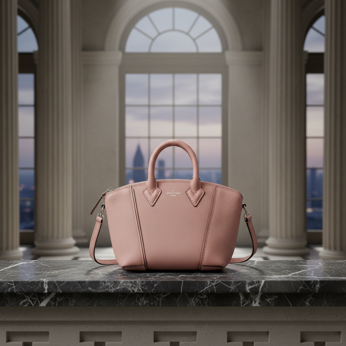 Louis Vuitton Parnassea Nano Lock-it M61256 Women's Handbag,Shoulder Bag Magnolia