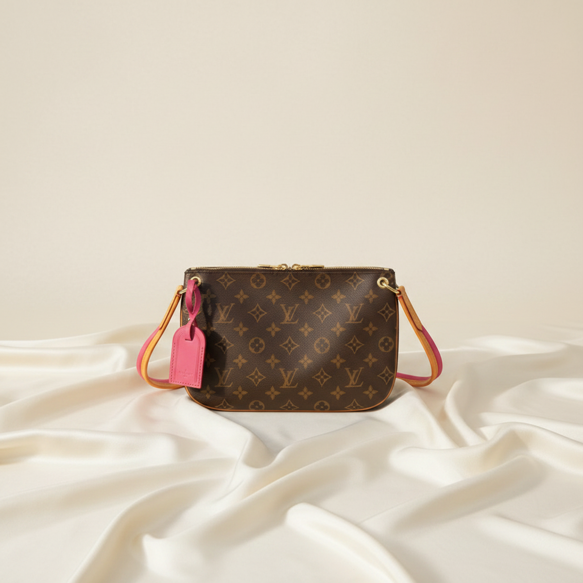 Louis Vuitton Monogram Lorette M44053 Women's Shoulder Bag Hot Pink,Monogram