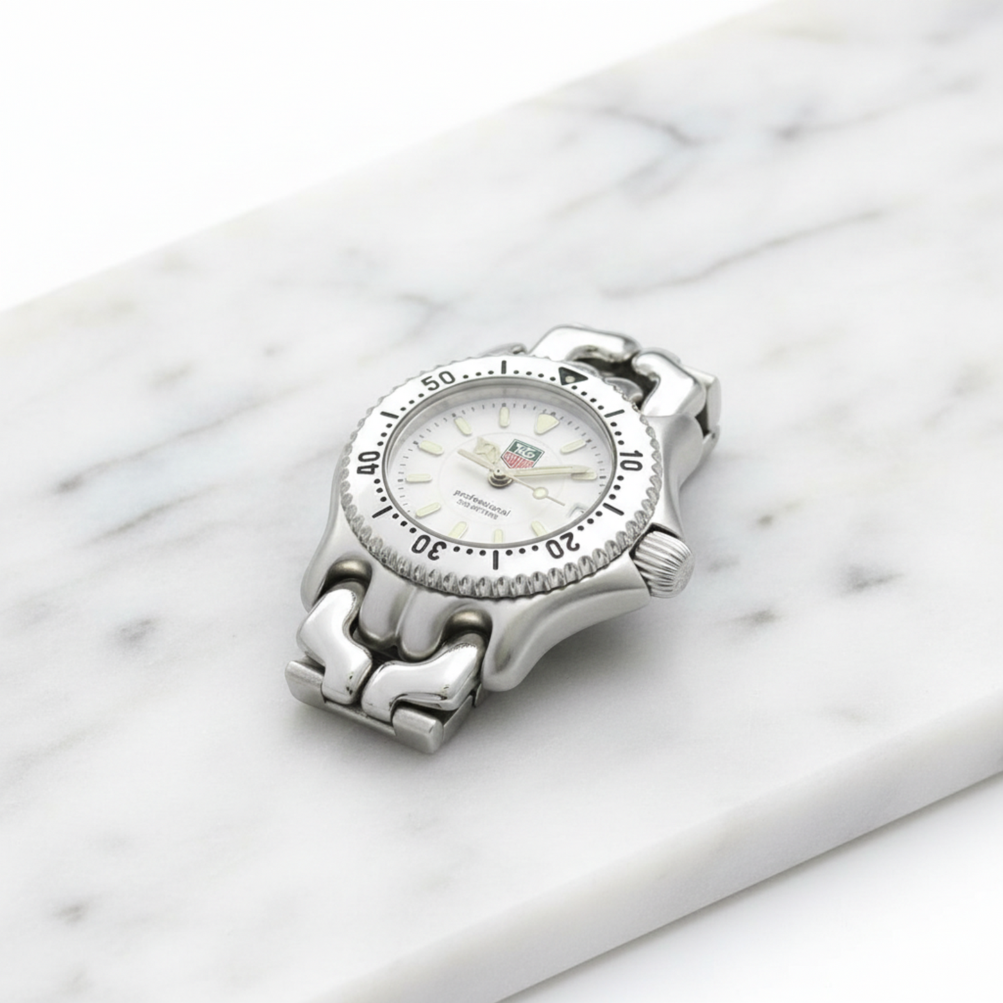 TAG HEUER Sel Professional Steel Quartz Ladies Watch WG1412 Polished