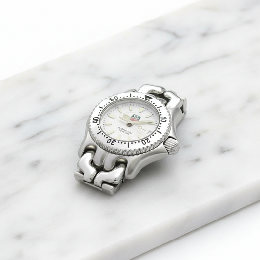 TAG HEUER Sel Professional Steel Quartz Ladies Watch WG1412 Polished