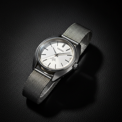 SEIKO King Seiko Steel Hand-Winding Mens Watch 45-7010 Vintage