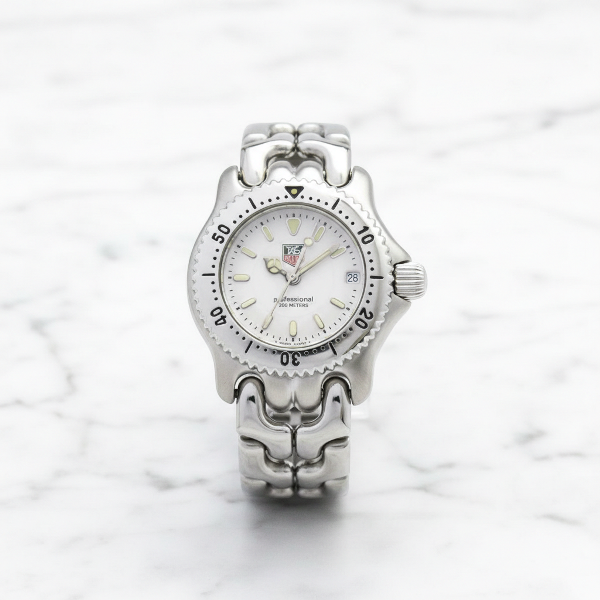 TAG HEUER Sel Professional Steel Quartz Ladies Watch WG1412 Polished