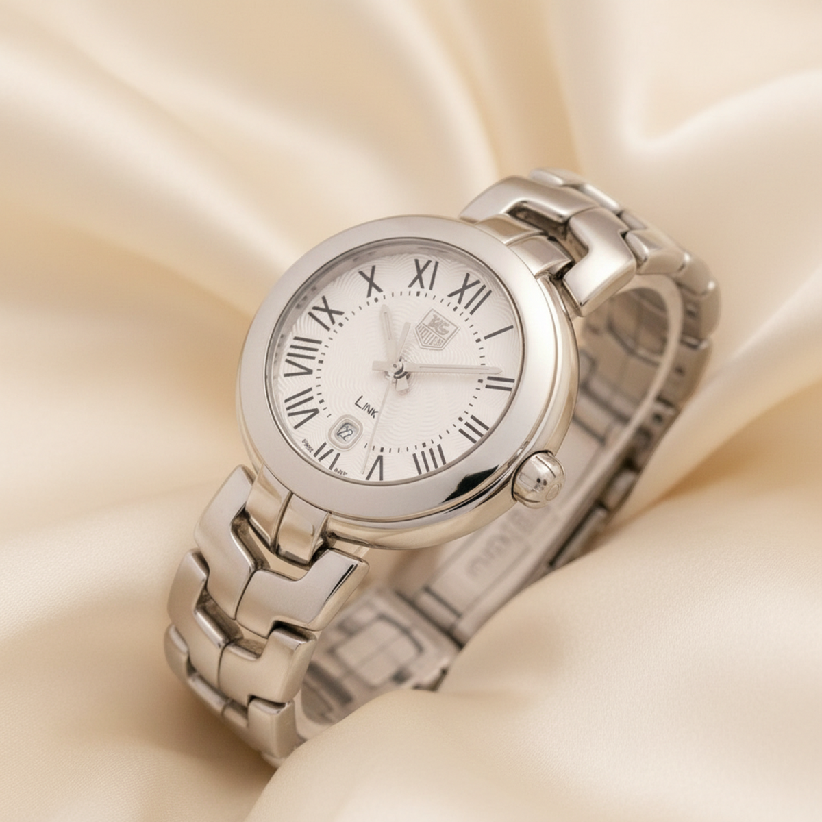 TAG HEUER Link Stainless Steel Quartz Ladies Watch WAT1416 Polished