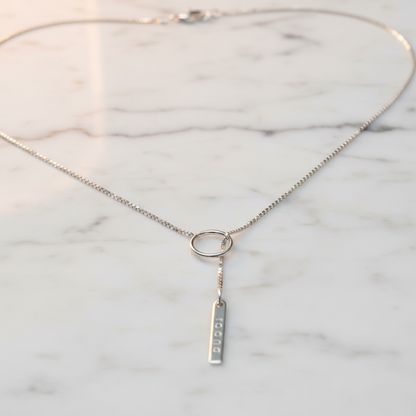 GUCCI Lariat Necklace White Gold (18K) No Stone Polished