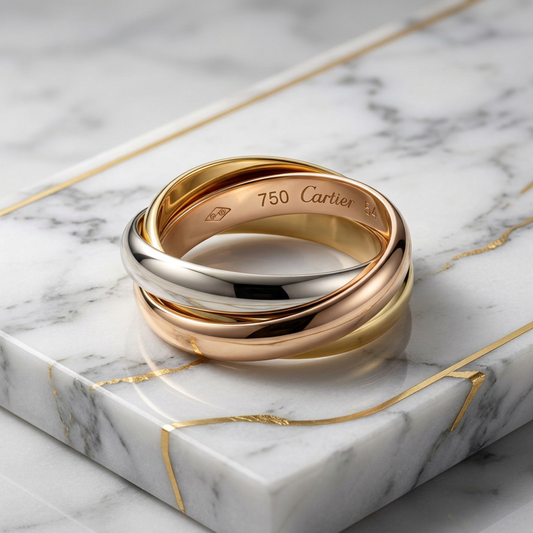 CARTIER Trinity Ring Yellow Gold (18K),Pink Gold (18K),White Gold (18K) Polished