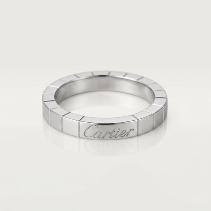 CARTIER Lanieres Ring White Gold (18K) Fashion No Stone Polished