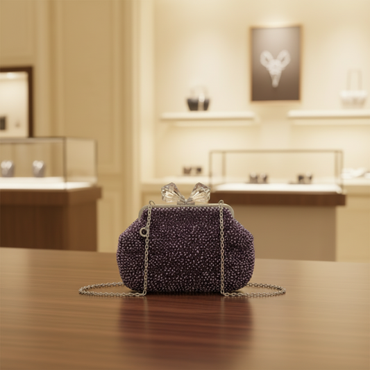 Anteprima Chain Shoulder Bag Women's Wire Handbag,Shoulder Bag Purple