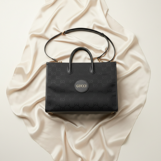 Gucci Off The Grid GG 630353 Men,Women Nylon Canvas,Leather Handbag,Shoulder Bag Black