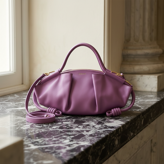 Loewe Paseo Small Women's Leather Handbag,Shoulder Bag Pink