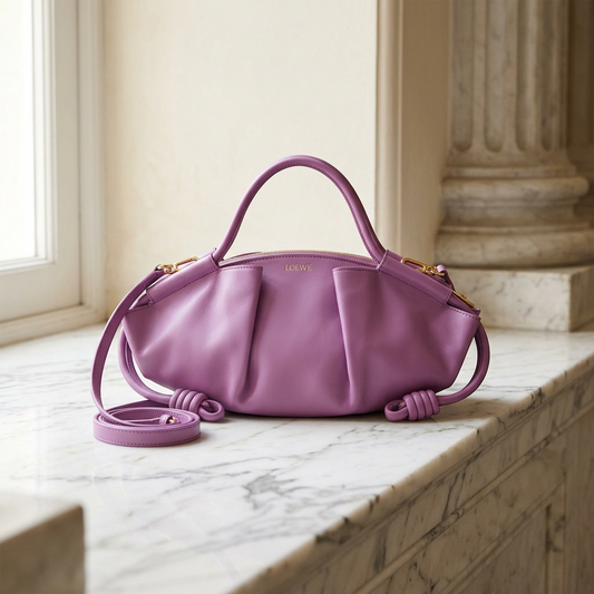 Loewe Paseo Small Women's Leather Handbag,Shoulder Bag Pink