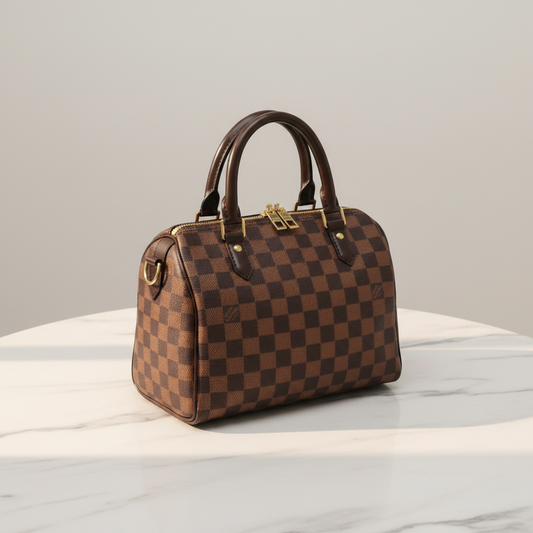 Louis Vuitton Damier Brera N51150 Women's Handbag Ebene