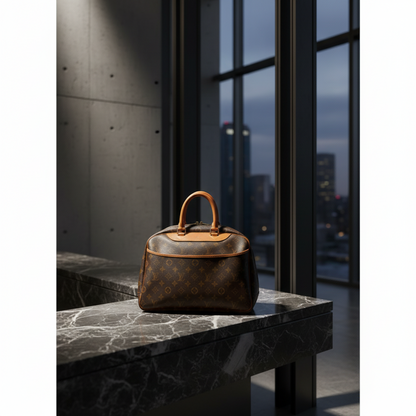 Louis Vuitton Monogram Deauville M47270 Women's Handbag Monogram