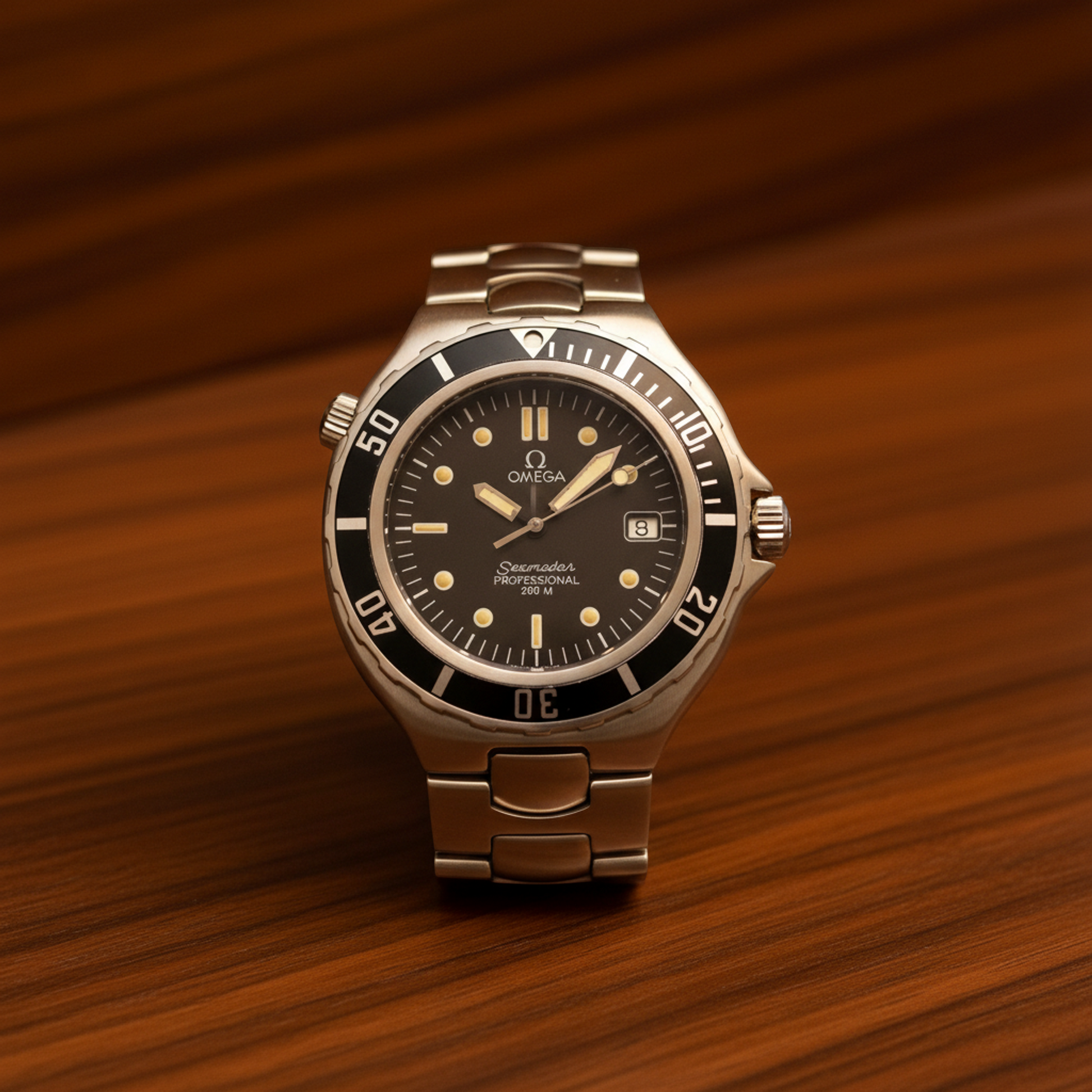 Omega Seamaster Quartz Stainless Steel Men's Sport 396.1062