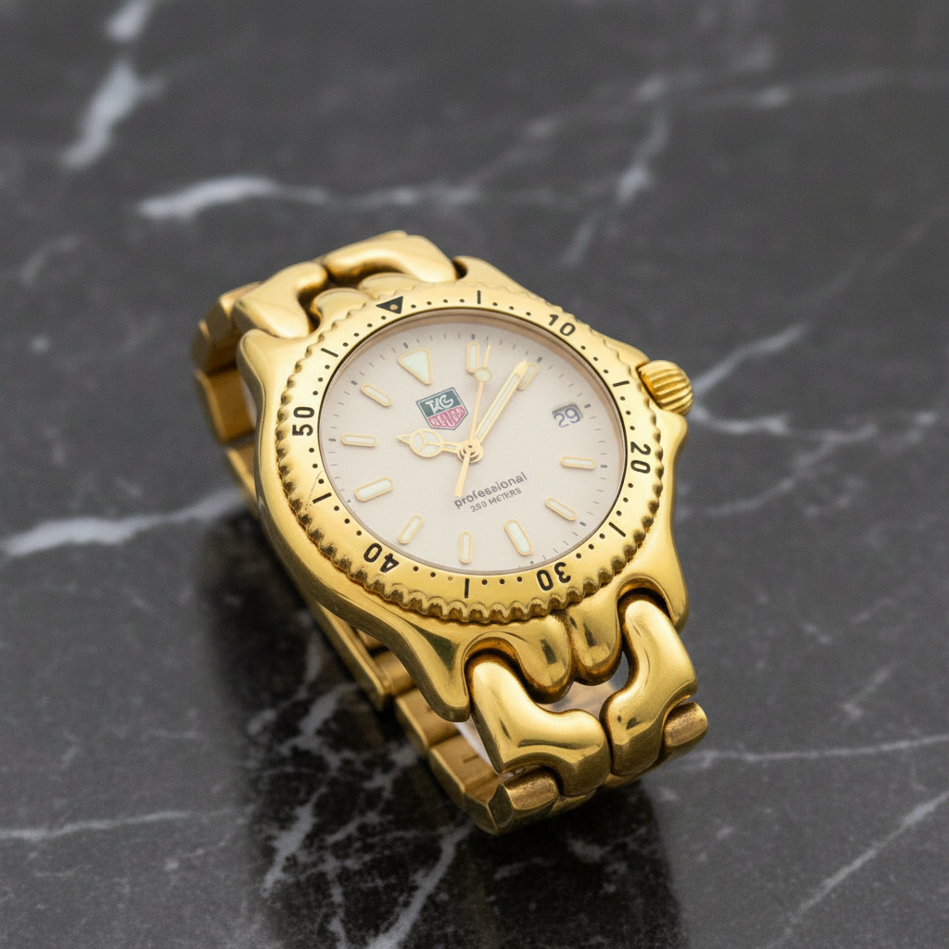 TAG HEUER Sel Professional Gold Plated Quartz Mid Size Watch S94.013K