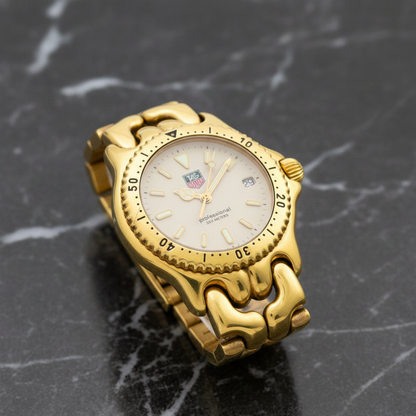 TAG HEUER Sel Professional Gold Plated Quartz Mid Size Watch S94.013K