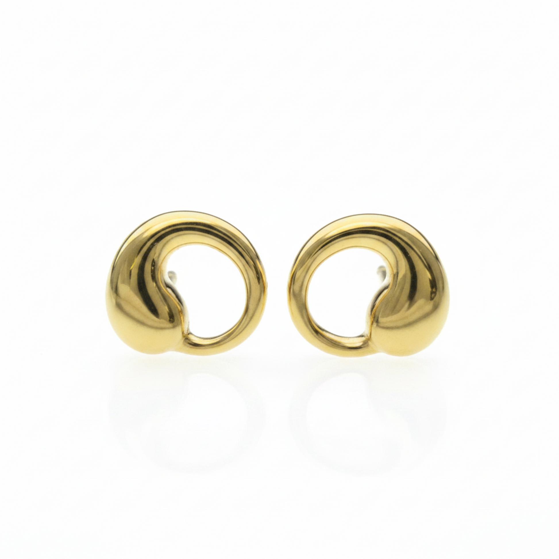 TIFFANY Eternal Circle Earrings No Stone Yellow Gold (18K) Polished