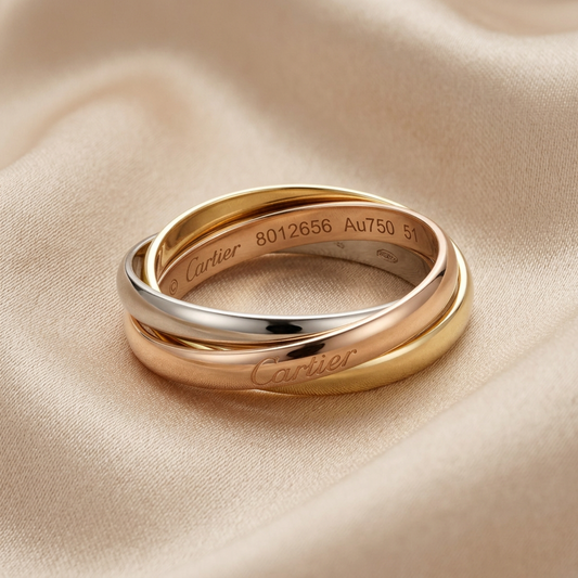 CARTIER Trinity Ring Yellow Gold (18K),Pink Gold (18K),White Gold (18K) Polished