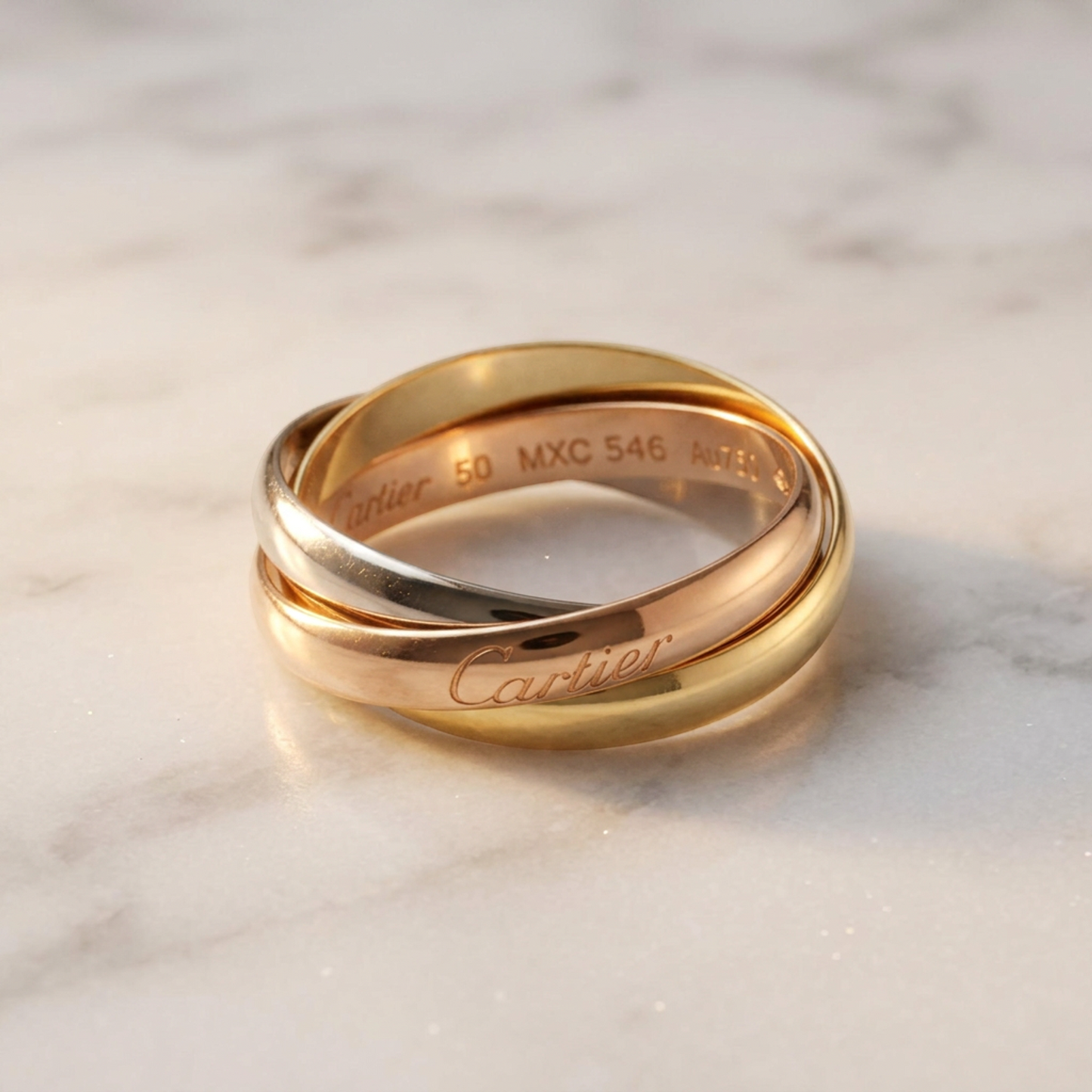 CARTIER Trinity Ring Yellow Gold (18K),Pink Gold (18K),White Gold (18K) Polished