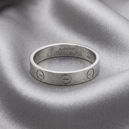 CARTIER Mini Love Ring With 1 Diamond White Gold (18K) Polished