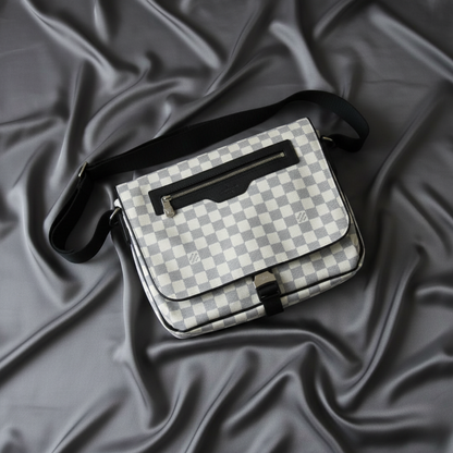 Louis Vuitton Damier Coast Matchpoint Messenger N40019 Men's Messenger Bag,Shoulder Bag Navy,White