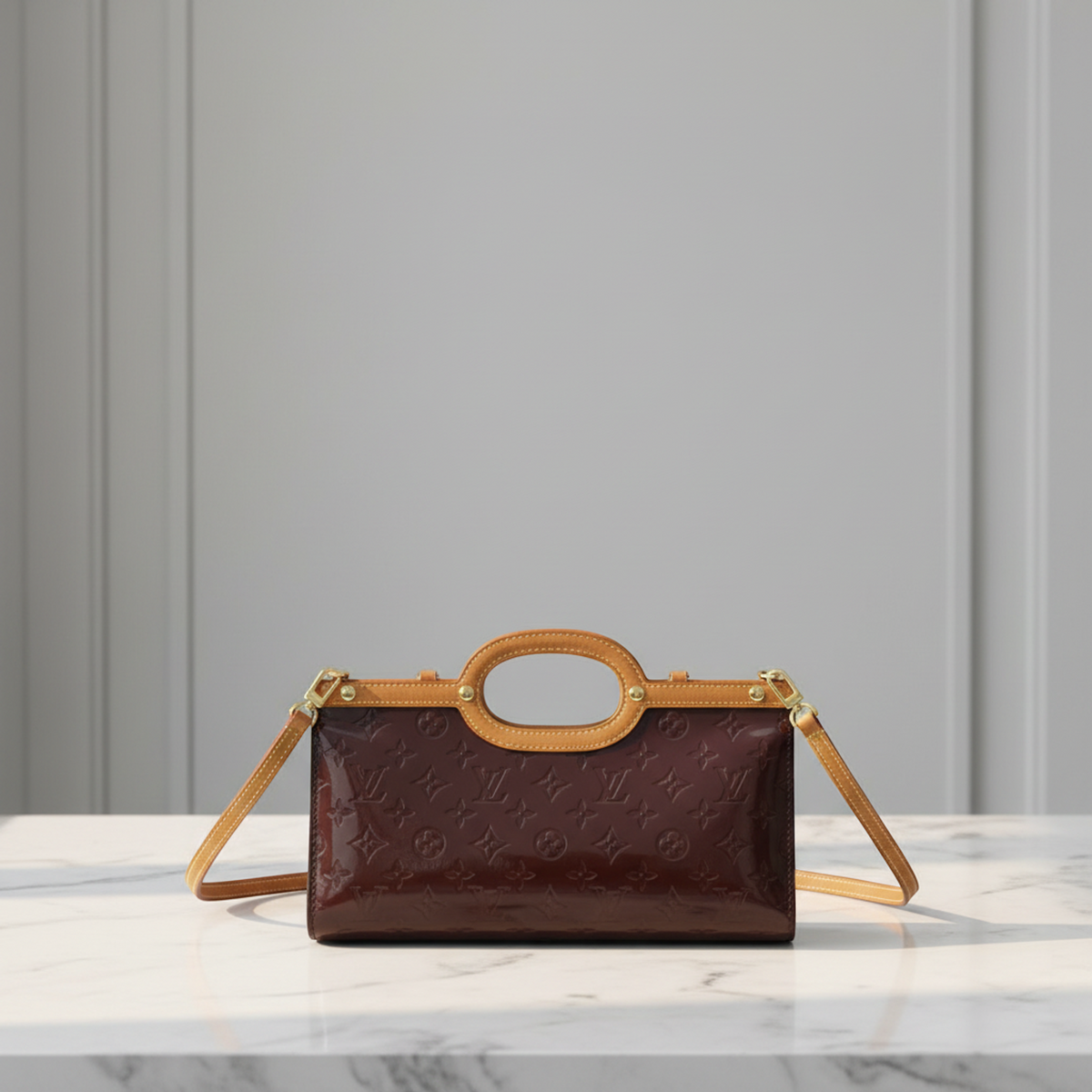 Louis Vuitton Roxbury Drive M91995 Women's Handbag,Shoulder Bag Amarante