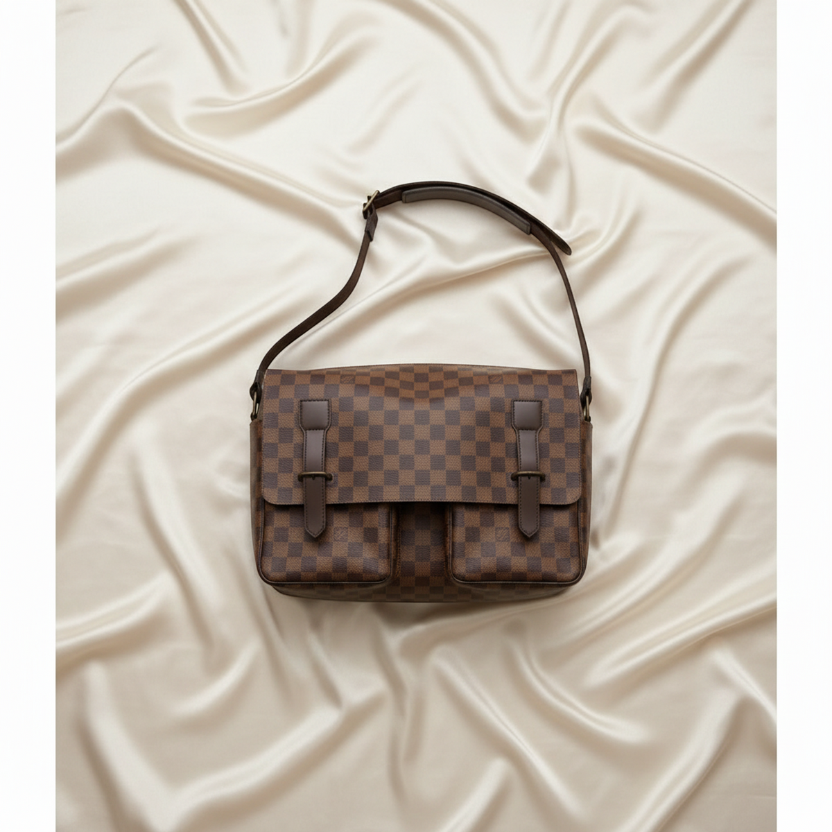 Louis Vuitton Damier N42270 Men,Women Shoulder Bag Ebene