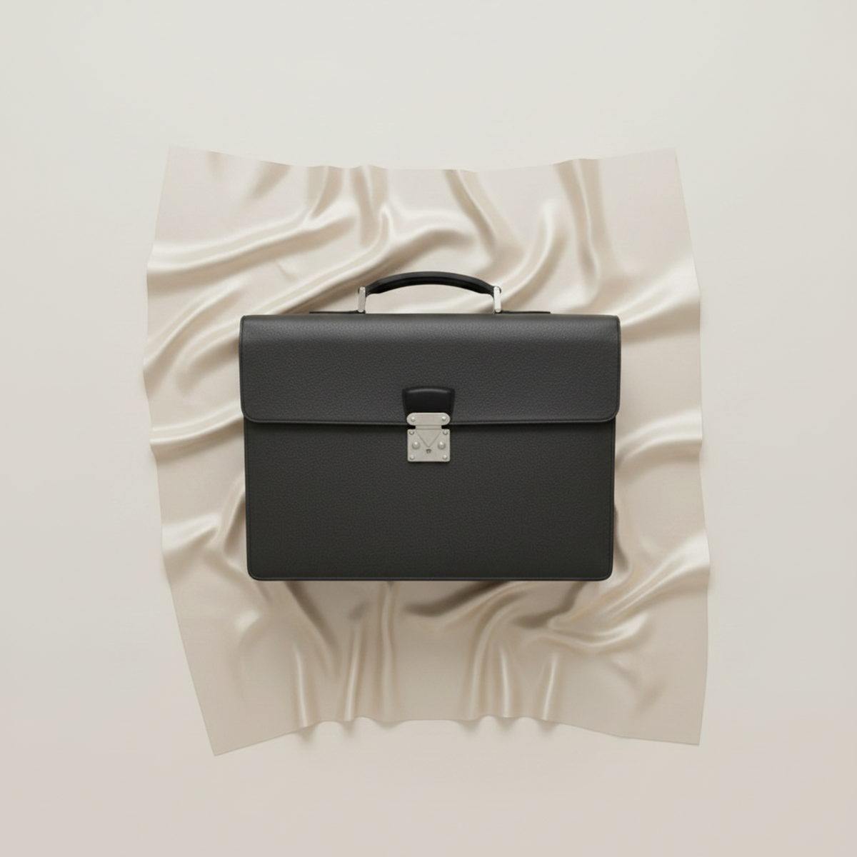 Louis Vuitton Taiga Moscow M30032 Men's Briefcase Ardoise