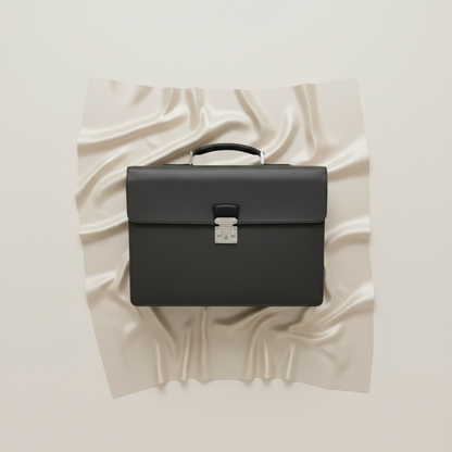 Louis Vuitton Taiga Moscow M30032 Men's Briefcase Ardoise
