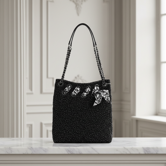 Anteprima FASCIA Women's Wire Tote Bag Black
