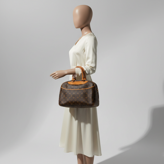 Louis Vuitton Monogram Deauville M47270 Women's Handbag Monogram