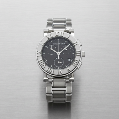 TIFFANY Atlas Chronograph Quartz Watch Z0002.32.10A11A00A Polished