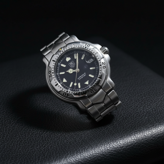 TAG HEUER 6000 Professional Quartz Mind Size Watch WH1215 Polished