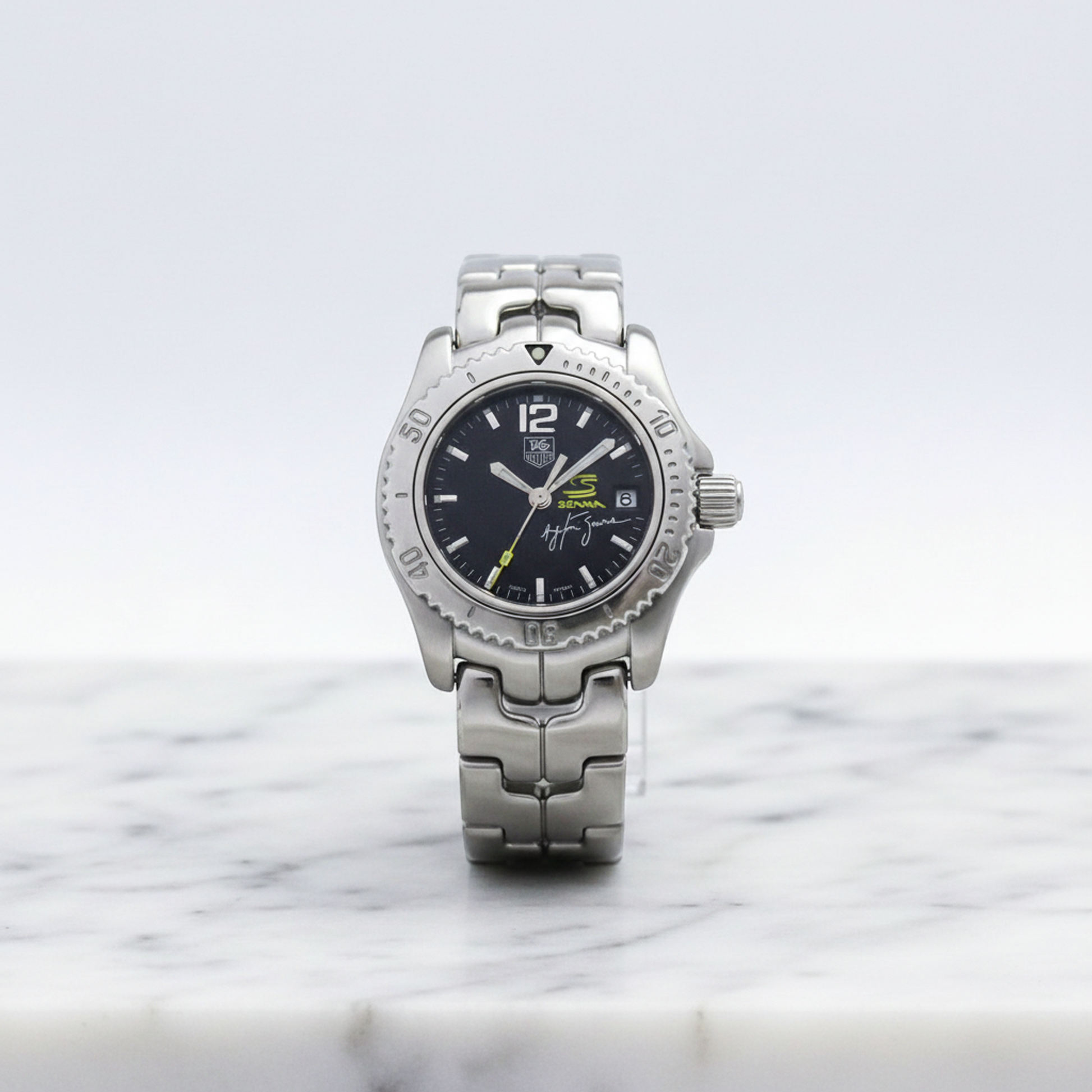 TAG HEUER Link Ayrton Senna LTD Edition Quarztz Watch WT141N Polished