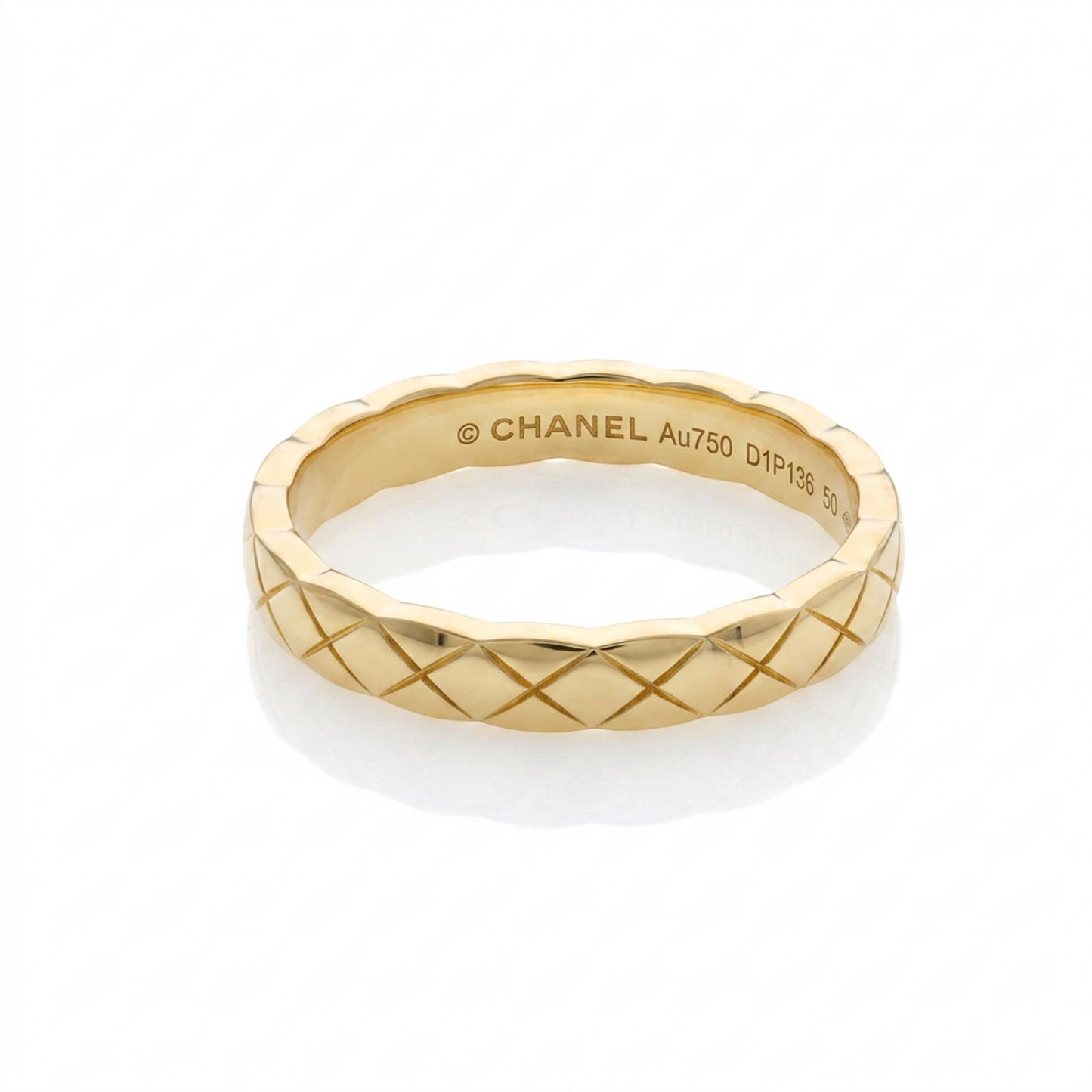 Chanel Coco Crush Ring Mini Model J11794 Yellow Gold (18K) Fashion No Stone Band Ring Gold
